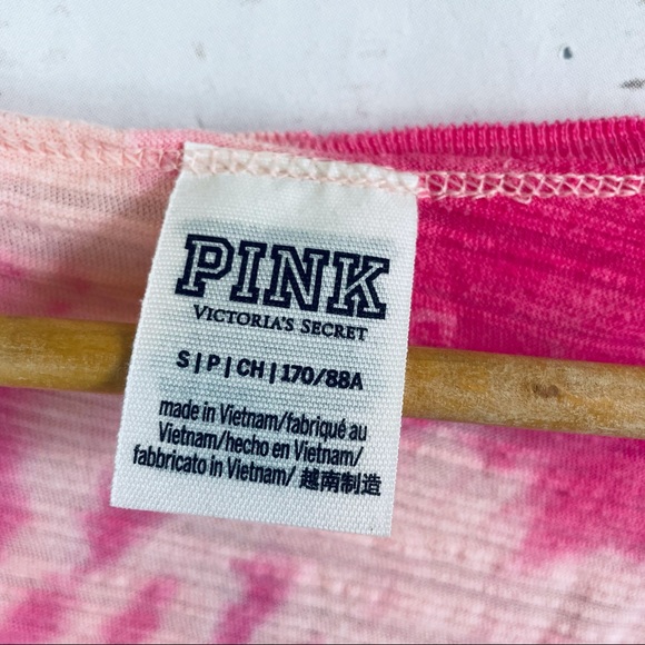 Pink | Pink tie dye tshirt - Picture 3 of 6